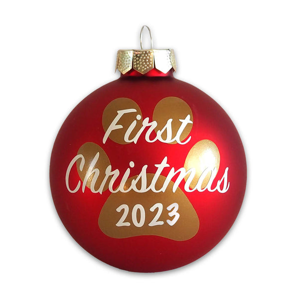 Christbaumkugel "First Christmas"