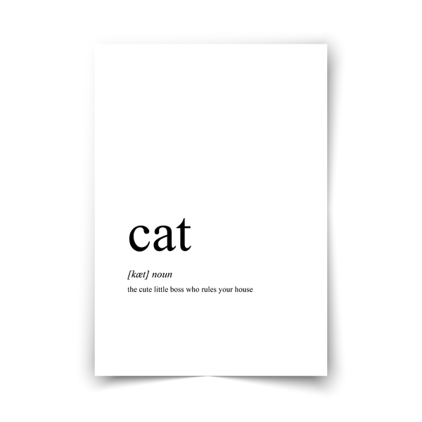 Poster "cat"