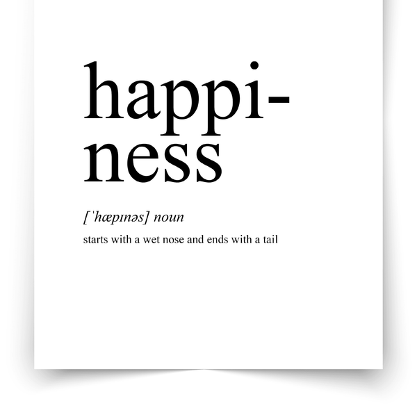 Poster "happiness"