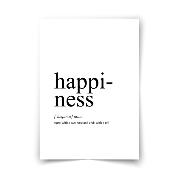 Poster "happiness"